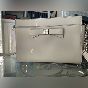 KATE SPADE cream crossbody purse